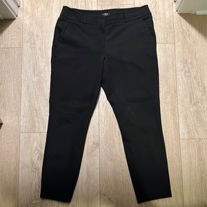 LOFT Petite Julie Skinny Work Pant_Black
